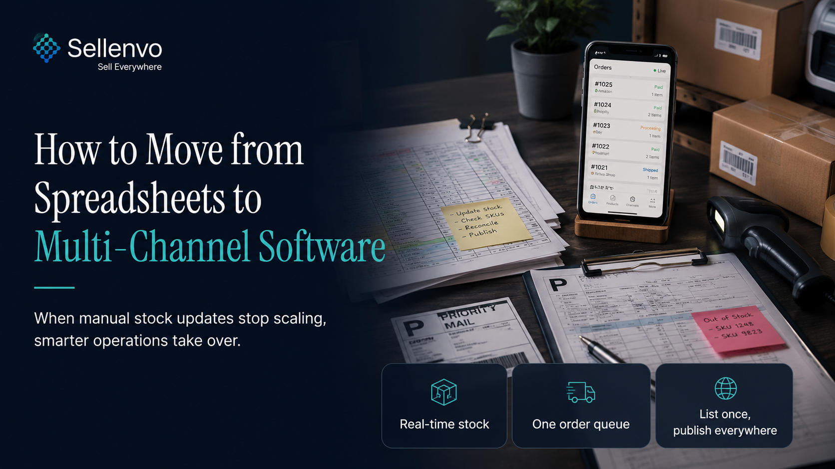 Moving from spreadsheets to multi-channel e-commerce software