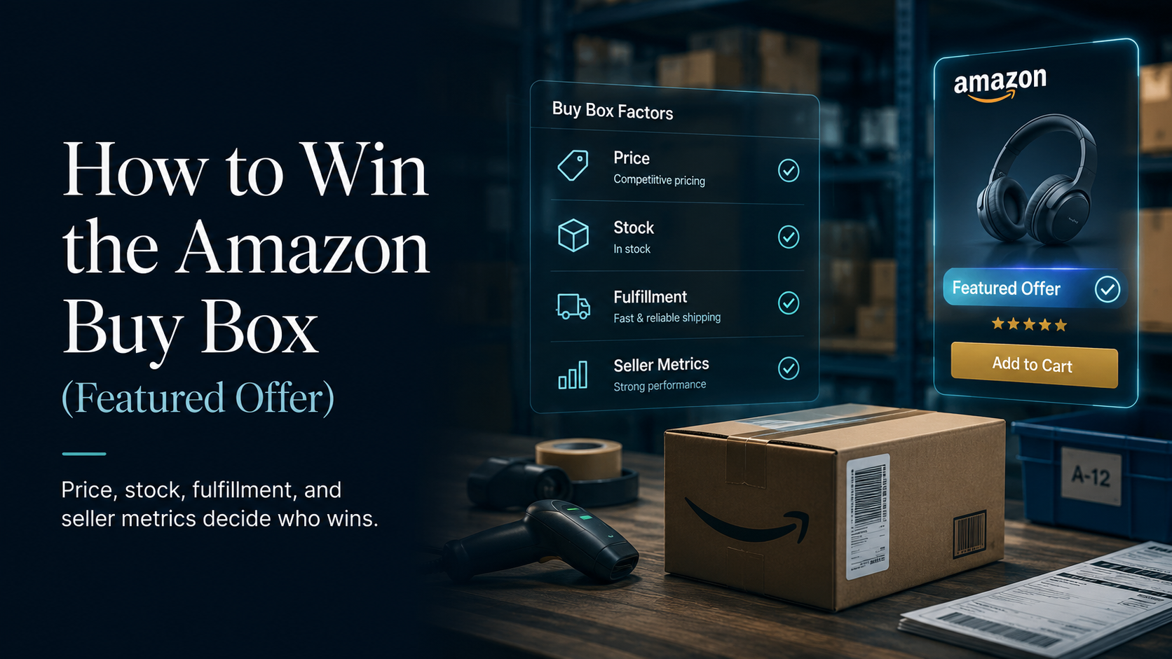 How to win the Amazon Buy Box with accurate stock and fast fulfillment